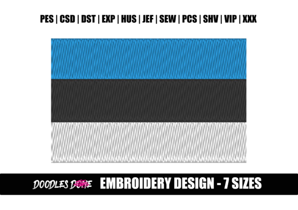 Estonia Flag Embroidery Review