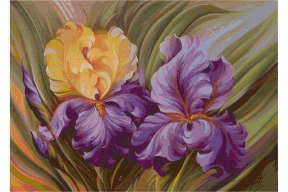 Flowers 134 Cross Stitch Pattern